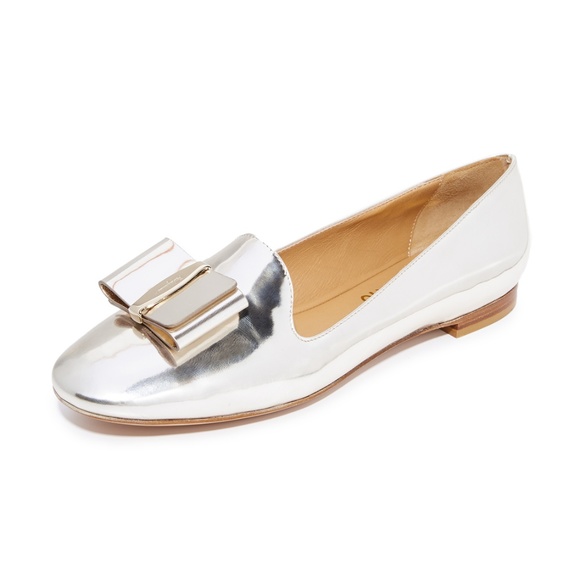 Salvatore Ferragamo ‘Elisabella’ Slipper Bow Flats - Picture 6 of 8